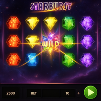 GXBet - Starburst Slot Game - NetEnt